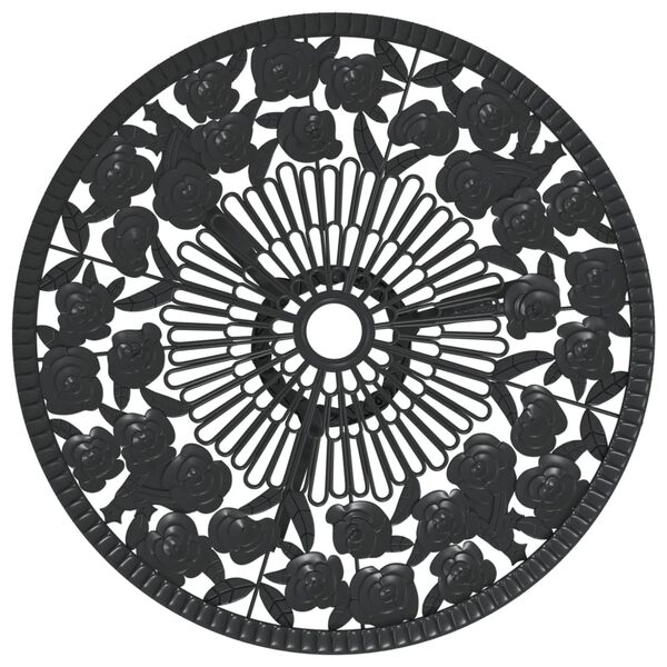 vidaXL 3-osainen Bistrosarja valualumiini musta