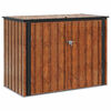 vidaXL Puutarhan s&auml;ilytyslaatikko Ruskea 151,5 x 82 x 110,5 cm Ter&auml;s