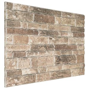 vidaXL Sein&auml;paneelit 10 kpl 100 x 50 cm Moniv&auml;rinen EPS vaahtomuovi