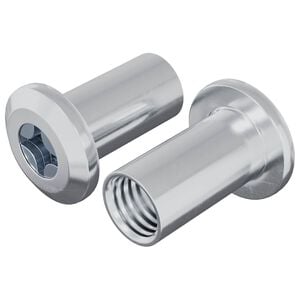 vidaXL Lukituspultti 2 pcs Nikkeli M6 x 15 mm Ter&auml;s