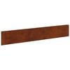 vidaXL Nurmireunus 30 pcs 100 x 18 cm Ter&auml;s Ruosteinen