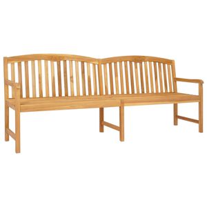 vidaXL K&auml;sintehty Ruusupenkki 228 x 60 x 90 cm Tiikkipuu Luonnollinen