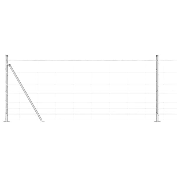 vidaXL Aitalatu Galvanoitu 100 x 1 m Ter&auml;s