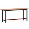 vidaXL Ty&ouml;penkki 180x55x81,5 cm t&auml;ysi py&ouml;kki ja metalli