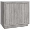 vidaXL Senkki harmaa Sonoma 80x34x75 cm tekninen puu