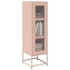 vidaXL Highboard Pinkki 36x39x123 cm Kylm&auml;valssattu ter&auml;s
