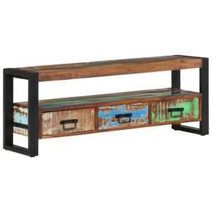vidaXL TV-taso 120x30x45 cm kierr&auml;tetty t&auml;yspuu