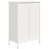 vidaXL Highboard Valkoinen 68x39x103,5 cm Ter&auml;s