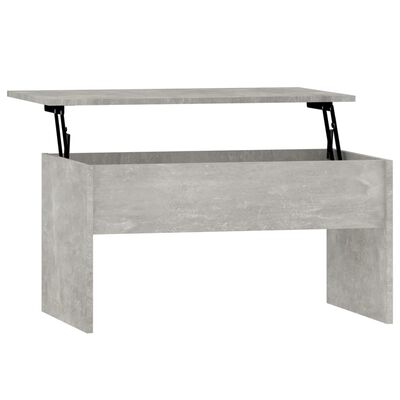 vidaXL Sohvapöytä betoninharmaa 80x50,5x41,5 cm tekninen puu