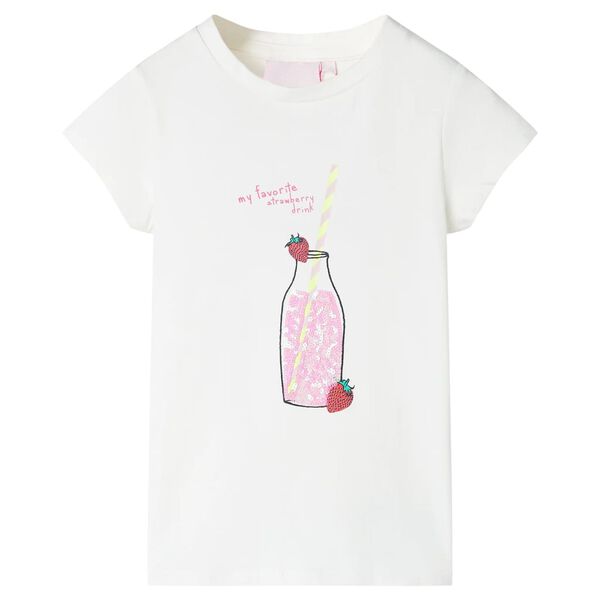 Lasten T-paita ecru 128