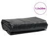 vidaXL Pressu antrasiitti 1,5x20 m 650 g/m²