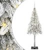 vidaXL Joulukuusi 300 LED-valoilla Valkoinen 180 cm PE ja Ter&auml;s