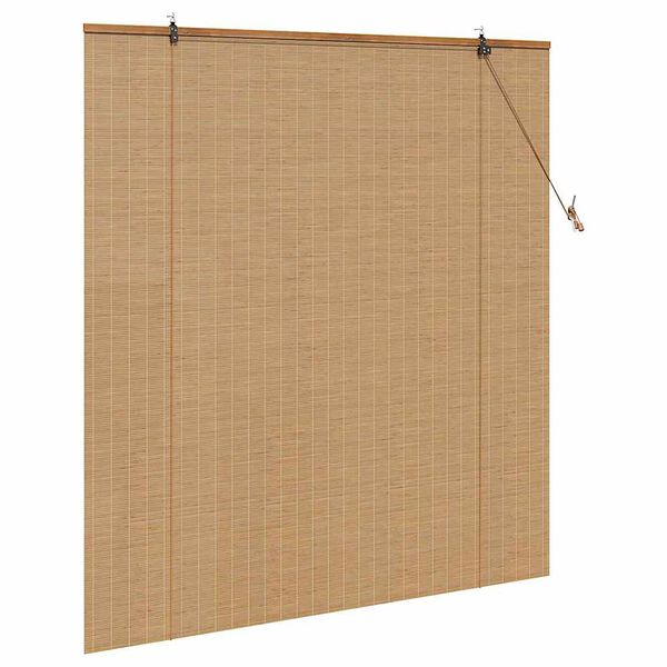 vidaXL Rullaverho verhoilla Ruskea 150 x 160 cm Bambu