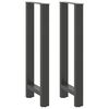 vidaXL Baarip&ouml;yd&auml;n jalat antrasiitti 2 kpl 40x(100-101) cm ter&auml;s