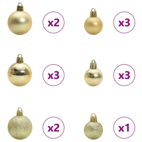 vidaXL Tekojoulukuusi 150 LED-valoilla Valkoinen 150 cm PVC ja ter&auml;s