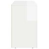 vidaXL Sivup&ouml;yt&auml; Korkean kiillon valkoinen 100 x 35 x 59 cm