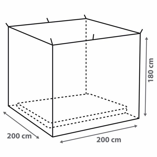 Bo-Camp Hyttysverkko latikko 2-henkilölle