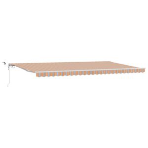 vidaXL Vedett&auml;v&auml; markiisi Moniv&auml;rinen 600 &times; 300 cm Polyesteri