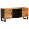 vidaXL TV-kaappi Ruskea 105 x 33 x 46 cm Kiinte&auml; mango puu
