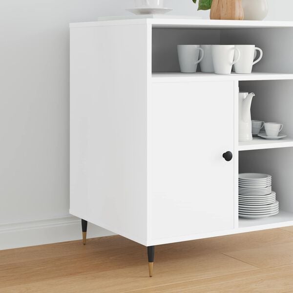 vidaXL Huonekalujalat 12 pcs Musta ja kulta &Oslash; 40 x 98 mm Rauta