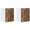 vidaXL Sein&auml;kaappi LUCCA 2 pcs Vanha puu 30 x 31 x 40 cm Tekninen puu