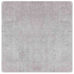 vidaXL Liukumaton Shaggy Matto Harmaa 120 x 120 cm PP