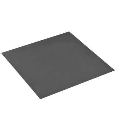 vidaXL Itsekiinnittyvä lattialankku 20 kpl PVC 1,86 m² musta kuvio