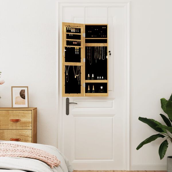 vidaXL Peilikorukaappi seinäkiinnitettävä 30x8,5x90 cm