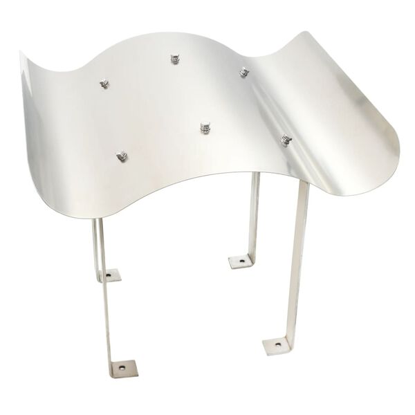 vidaXL Piipunhattu ruostumaton ter&auml;s 70 x 100 x 38 cm