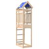 vidaXL Leikkitorni Ruskea 52.5 x 85 x 239 cm Massiivinen m&auml;nty