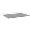 vidaXL Kirjahyllytasot 8 kpl betoninharmaa 60x40x1,5 cm lastulevy