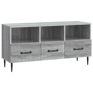 vidaXL TV-kaappi Harmaa sonoma 102 x 34,5 x 50 cm Tekninen puu
