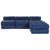 vidaXL Modulaarinen sohva 4 pcs Indigo kangas