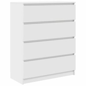 vidaXL Senkki valkoinen 80x35x99 cm tekninen puu