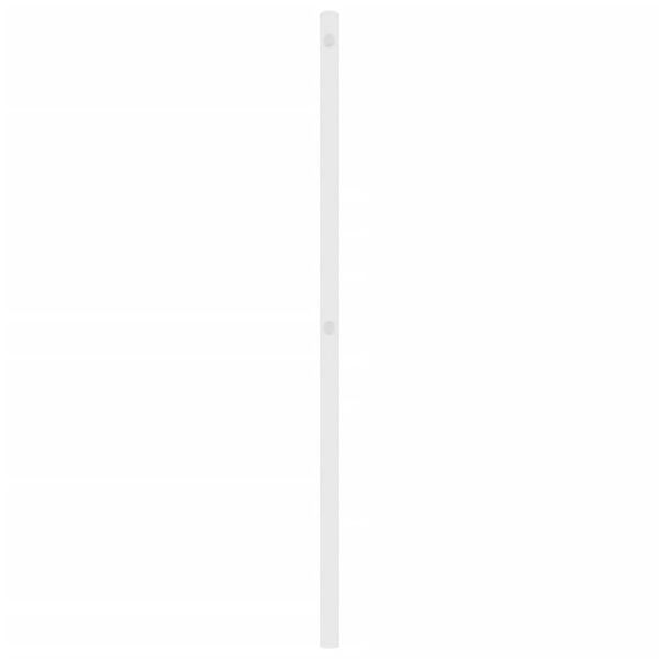 vidaXL Metallinen vaihtop&auml;&auml;ty valkoinen 160 cm