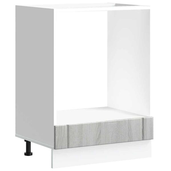 vidaXL Uunikaappi Lucca harmaa sonoma tekninen puu