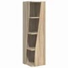 vidaXL Kulmakaappi 27,5x27x102cm Tekninen puu Sonoman tammi
