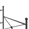 vidaXL Päiväsänky ilman patjaa Musta 100x200 cm Teräs