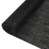 vidaXL N&auml;k&ouml;suoja musta 2x25 m HDPE 195 g/m&sup2;
