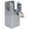 vidaXL Vetokoukkulukko hopea 11x11x23,5 cm ter&auml;s