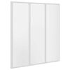 vidaXL Suihkusein&auml; 141 x 132 cm 3 Paneelia Kokoontaitettava