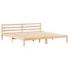vidaXL S&auml;ngyn runko Ruskea 215,5 x 185,5 x 69,5 cm Massiivinen m&auml;nty