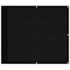 vidaXL Parvekesuoja musta 90x1000 cm 100% polyesteri Oxford kangas