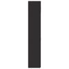 vidaXL S&auml;ilytyskaappi musta 80x42,5x225 cm tekninen puu