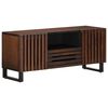 vidaXL TV-taso ruskea 100x34x46 cm t&auml;ysi mangopuu