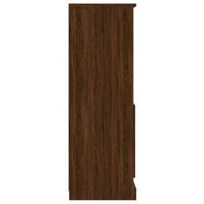 vidaXL Kaappi ruskea tammi 60x35,5x103,5 cm tekninen puu