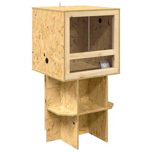 vidaXL Terrarium Ruskea 50 x 50 x 100 cm OSB