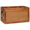 vidaXL Säilytyslaatikko säilytystilassa Ruskea Kiinteä mango puu