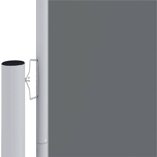vidaXL Sis&auml;&auml;nvedett&auml;v&auml; sivumarkiisi antrasiitti 220x1200 cm