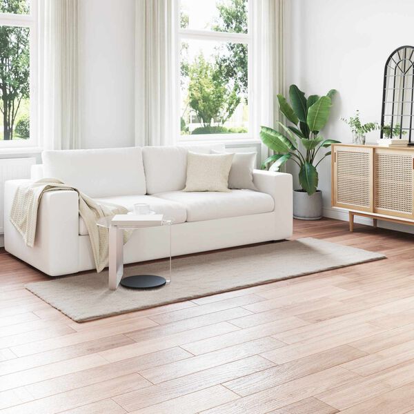 vidaXL Keinotekoinen Kanin Turkis Matto Olite Beige 80 x 250 cm